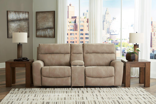Next-Gen DuraPella Power Reclining Sectional Loveseat with Console - Furniture 4 Less (Jacksonville, NC)