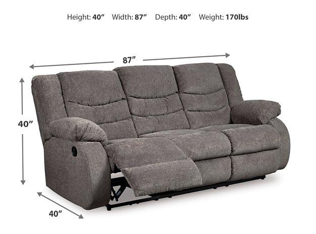 Tulen Reclining Sofa - Furniture 4 Less (Jacksonville, NC)