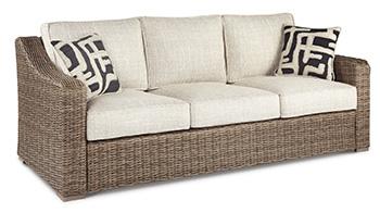 Beachcroft Outdoor Sofa, Lounge Chairs and Fire Pit - Furniture 4 Less (Jacksonville, NC)