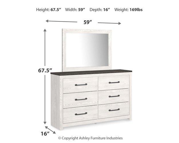 Gerridan Dresser and Mirror - Furniture 4 Less (Jacksonville, NC)