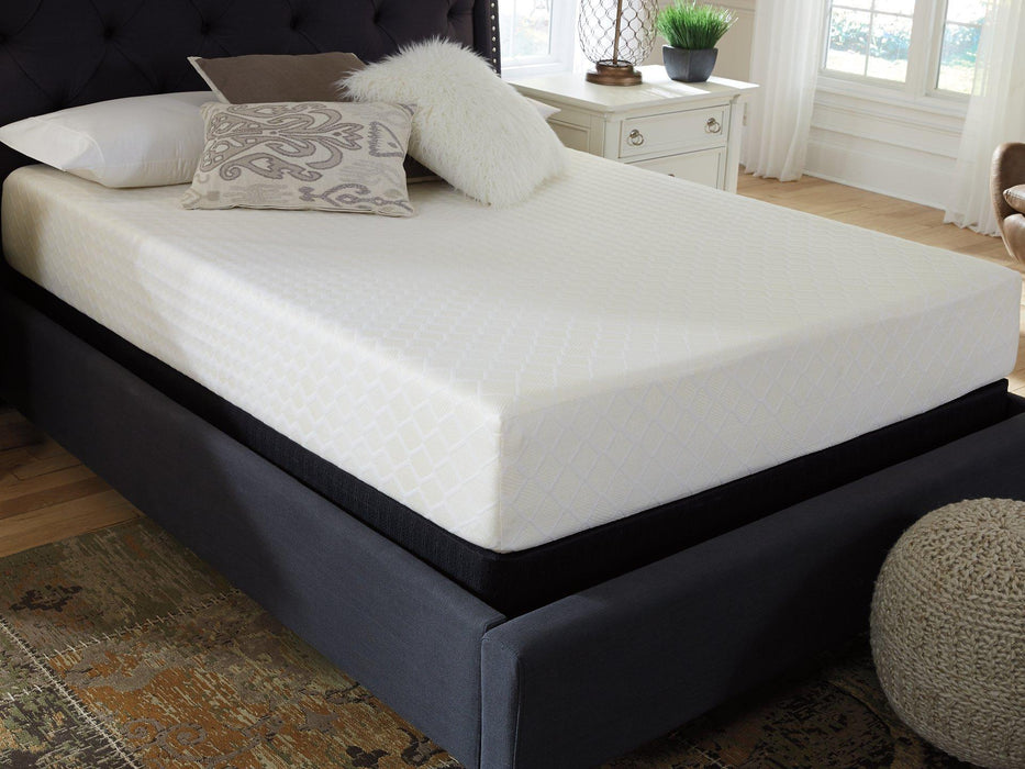 10 Inch Chime Memory Foam Mattress Set - Furniture 4 Less (Jacksonville, NC)