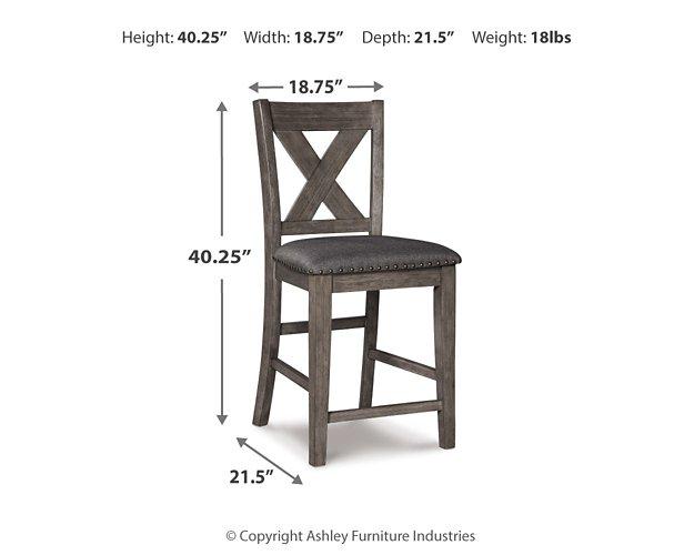 Caitbrook Counter Height Upholstered Bar Stool - Furniture 4 Less (Jacksonville, NC)