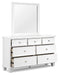 Fortman Dresser and Mirror - Furniture 4 Less (Jacksonville, NC)