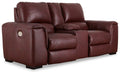 Alessandro Power Reclining Loveseat with Console - Furniture 4 Less (Jacksonville, NC)