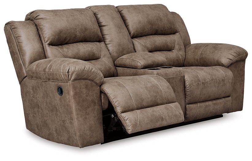 Stoneland Reclining Loveseat with Console