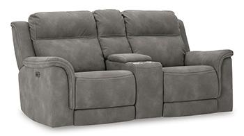 Next-Gen DuraPella Power Reclining Loveseat with Console - Furniture 4 Less (Jacksonville, NC)
