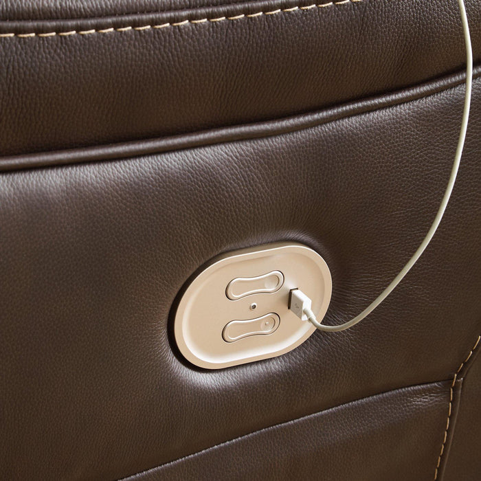 Dunleith Power Reclining Sofa - Furniture 4 Less (Jacksonville, NC)