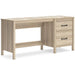 Battelle 60" Home Office Desk with Return - Furniture 4 Less (Jacksonville, NC)