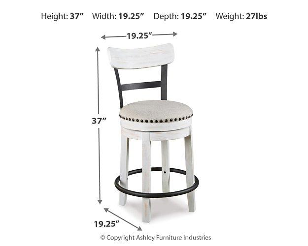 Valebeck Counter Height Bar Stool - Furniture 4 Less (Jacksonville, NC)