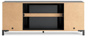 Cayberry 60" TV Stand with Electric Fireplace - Furniture 4 Less (Jacksonville, NC)