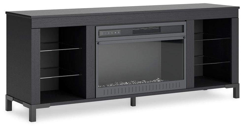 Cayberry 60" TV Stand with Electric Fireplace - Furniture 4 Less (Jacksonville, NC)