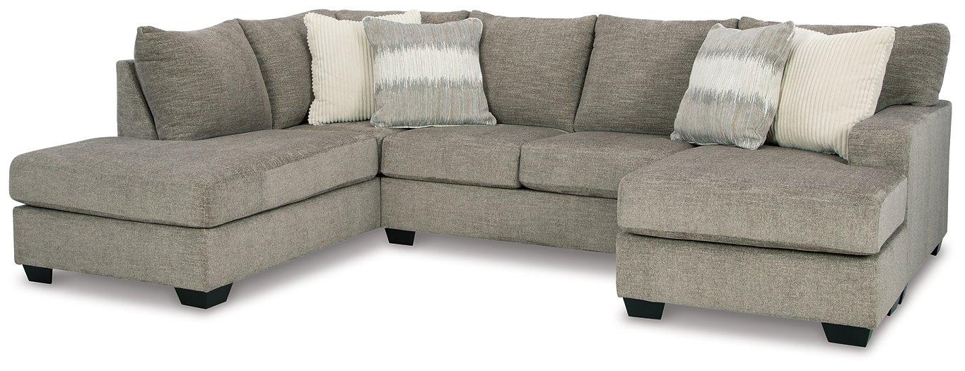 Creswell Sectional with Chaise - Furniture 4 Less (Jacksonville, NC)