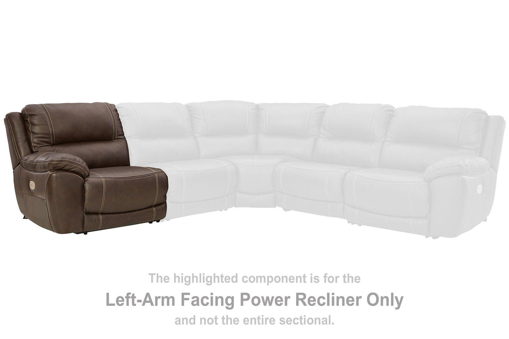 Dunleith Power Reclining Sectional Loveseat - Furniture 4 Less (Jacksonville, NC)