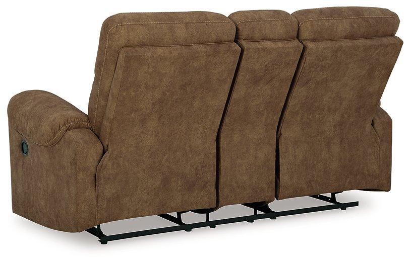 Edenwold Reclining Loveseat with Console - Furniture 4 Less (Jacksonville, NC)