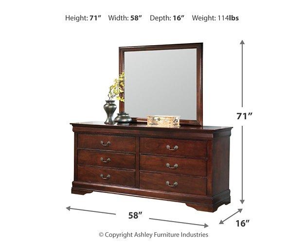 Alisdair Dresser and Mirror - Furniture 4 Less (Jacksonville, NC)