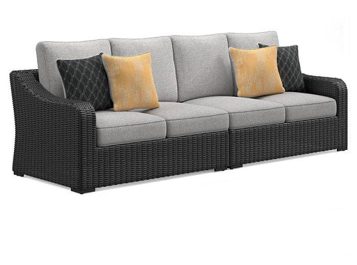 Beachcroft 2-Piece Outdoor Loveseat with Cushion - Furniture 4 Less (Jacksonville, NC)