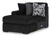 Midnight-Madness Sectional with Chaise - Furniture 4 Less (Jacksonville, NC)