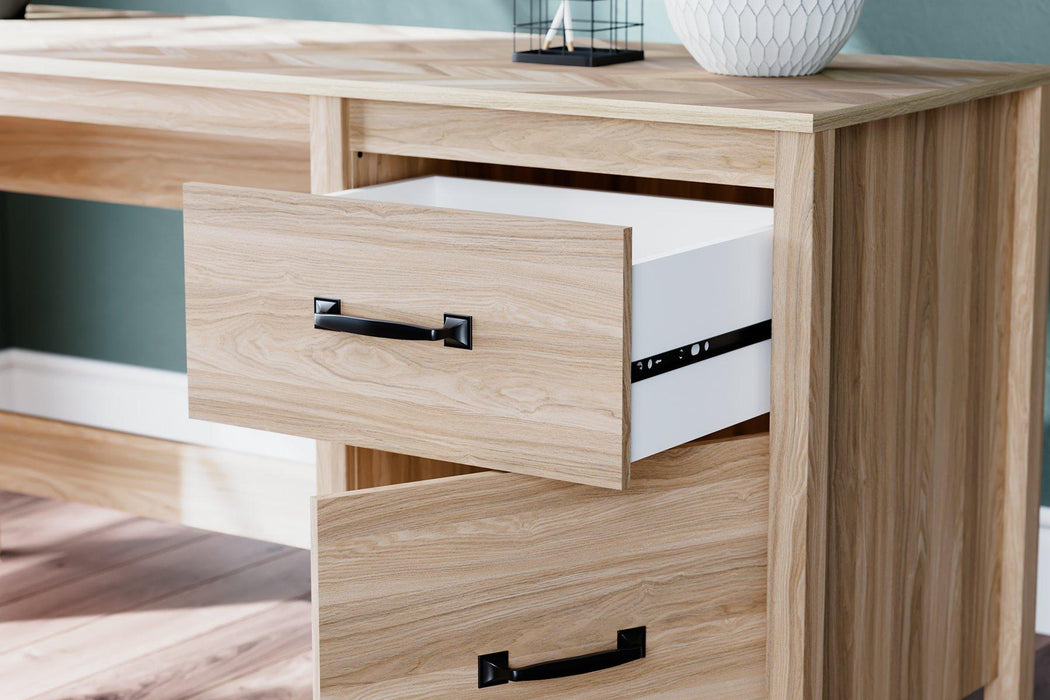 Battelle 60" Home Office Desk with Return - Furniture 4 Less (Jacksonville, NC)