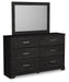 Belachime Dresser and Mirror - Furniture 4 Less (Jacksonville, NC)