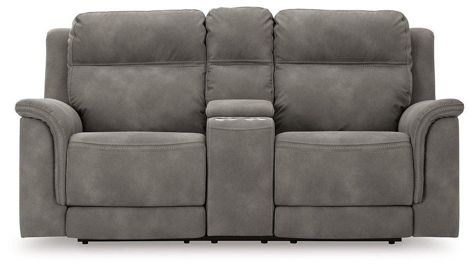 Next-Gen DuraPella Power Reclining Loveseat with Console - Furniture 4 Less (Jacksonville, NC)