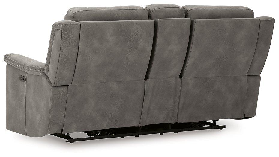 Next-Gen DuraPella Power Reclining Loveseat with Console - Furniture 4 Less (Jacksonville, NC)