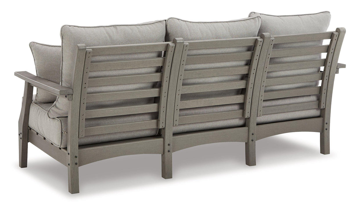 Visola Outdoor Sofa and Loveseat Set - Furniture 4 Less (Jacksonville, NC)