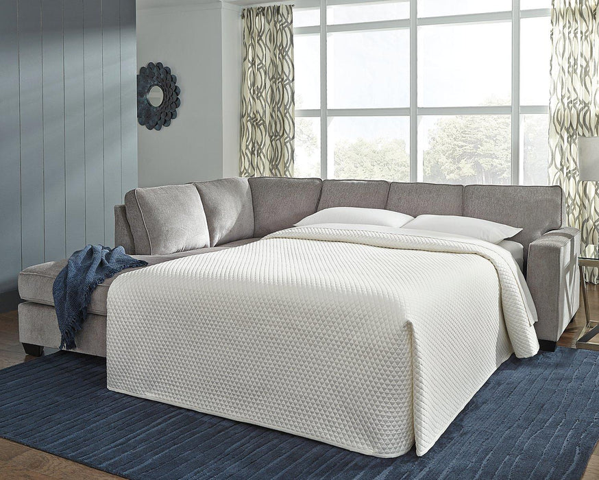 Altari Sleeper Sectional with Chaise - Furniture 4 Less (Jacksonville, NC)