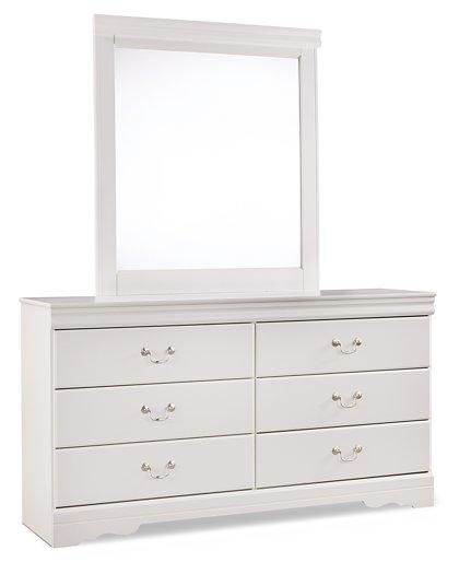 Anarasia Dresser and Mirror - Furniture 4 Less (Jacksonville, NC)