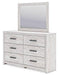 Cayboni Dresser and Mirror - Furniture 4 Less (Jacksonville, NC)
