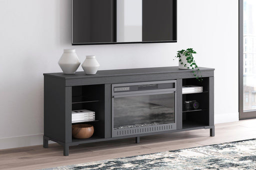 Cayberry 60" TV Stand with Electric Fireplace - Furniture 4 Less (Jacksonville, NC)