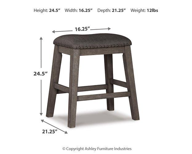 Caitbrook Counter Height Upholstered Bar Stool - Furniture 4 Less (Jacksonville, NC)