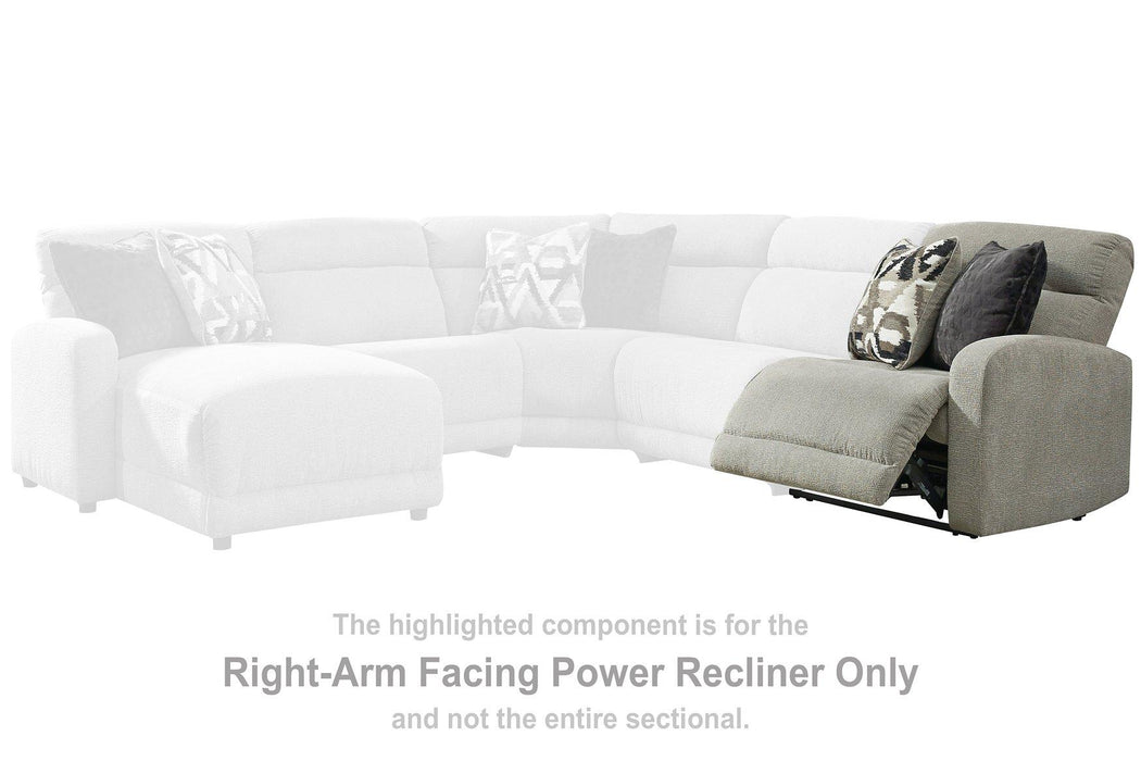 Colleyville Power Reclining Sectional with Chaise - Furniture 4 Less (Jacksonville, NC)