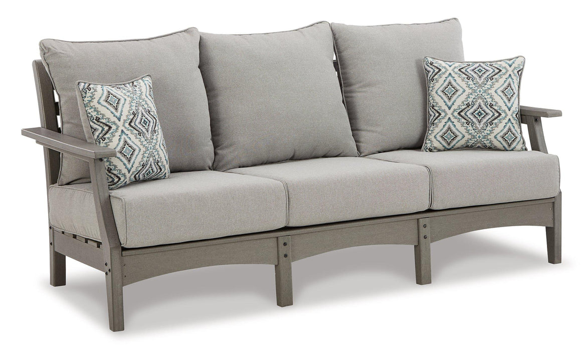 Visola Outdoor Sofa and Loveseat Set - Furniture 4 Less (Jacksonville, NC)