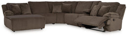 Top Tier Reclining Sectional with Chaise - Furniture 4 Less (Jacksonville, NC)