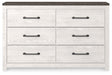 Gerridan Dresser and Mirror - Furniture 4 Less (Jacksonville, NC)