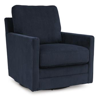 Icaman Swivel Accent Chair - Furniture 4 Less (Jacksonville, NC)