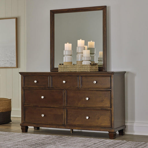 Danabrin Dresser and Mirror - Furniture 4 Less (Jacksonville, NC)