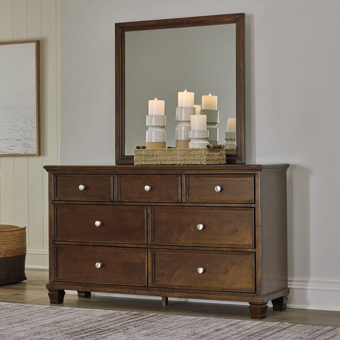 Danabrin Dresser and Mirror - Furniture 4 Less (Jacksonville, NC)