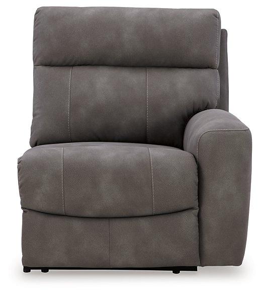 Next-Gen DuraPella Power Reclining Sectional Loveseat with Console - Furniture 4 Less (Jacksonville, NC)