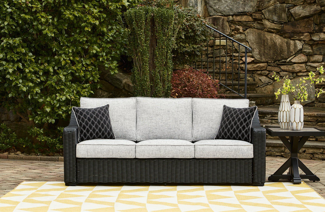 Beachcroft Outdoor Sofa with Cushion - Furniture 4 Less (Jacksonville, NC)