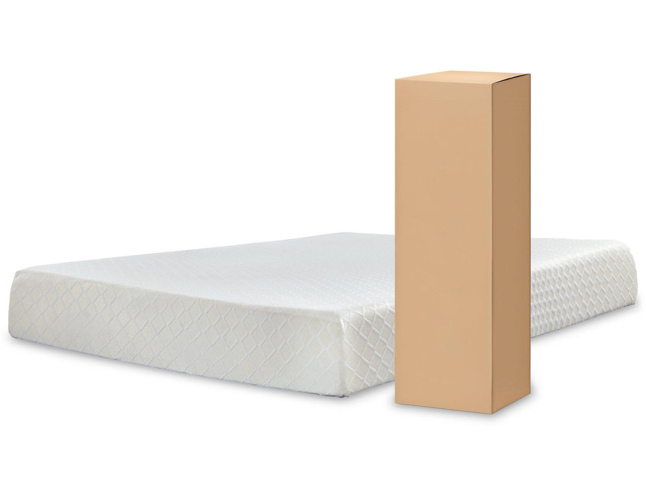 10 Inch Chime Memory Foam Mattress Set - Furniture 4 Less (Jacksonville, NC)