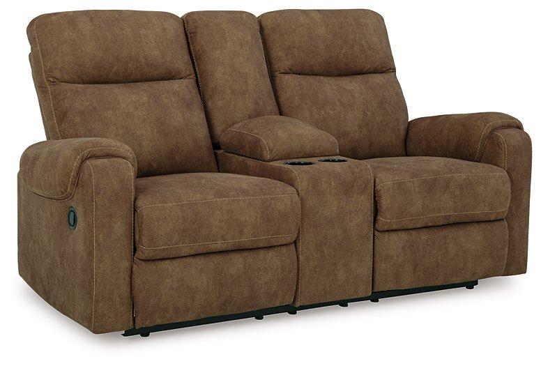 Edenwold Reclining Loveseat with Console - Furniture 4 Less (Jacksonville, NC)