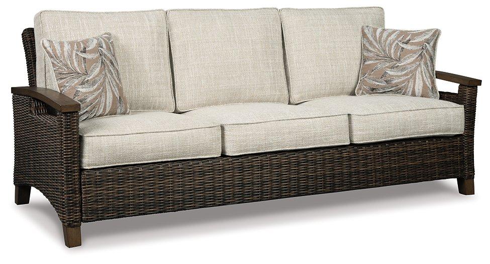 Paradise Trail Outdoor Sofa, Lounge Chairs and Fire Pit Table - Furniture 4 Less (Jacksonville, NC)