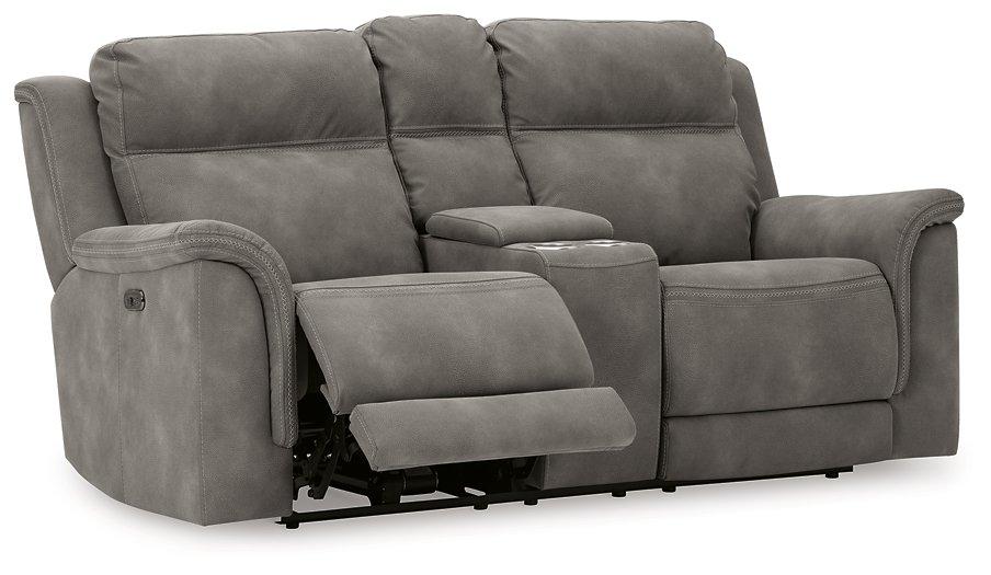 Next-Gen DuraPella Power Reclining Loveseat with Console - Furniture 4 Less (Jacksonville, NC)