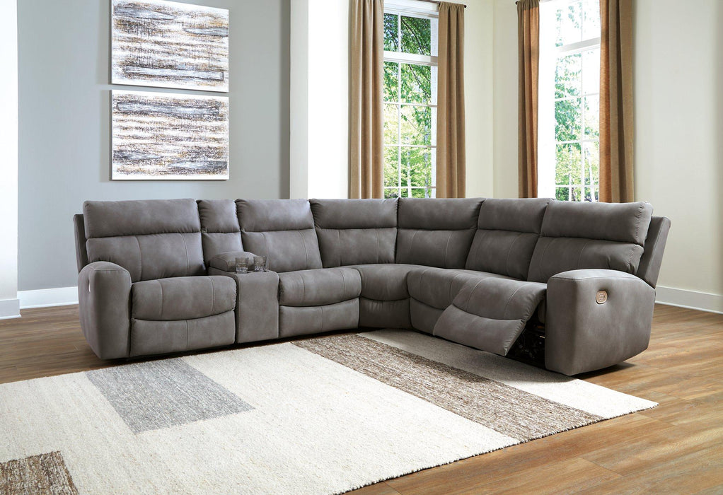 Next-Gen DuraPella Power Reclining Sectional - Furniture 4 Less (Jacksonville, NC)