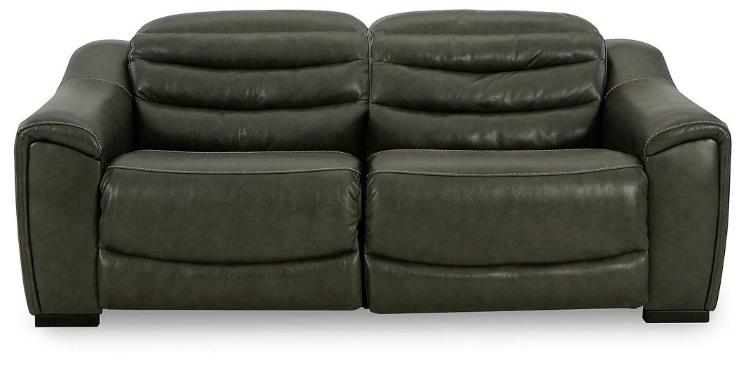 Center Line Power Reclining Sectional Loveseat - Furniture 4 Less (Jacksonville, NC)