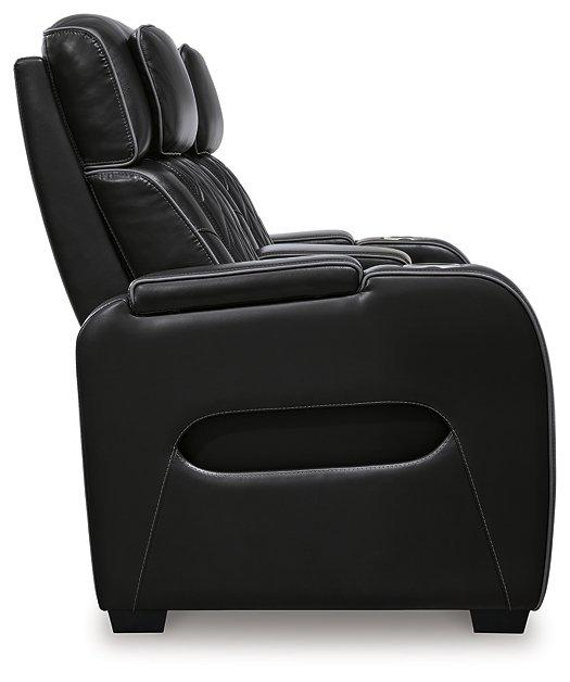 Boyington Power Reclining Loveseat with Console - Furniture 4 Less (Jacksonville, NC)
