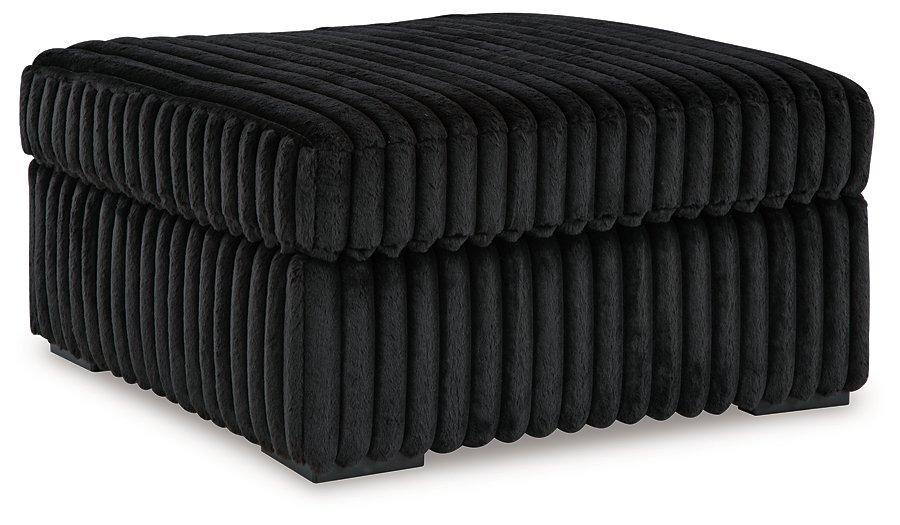 Midnight-Madness Oversized Accent Ottoman - Furniture 4 Less (Jacksonville, NC)