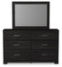 Belachime Dresser and Mirror - Furniture 4 Less (Jacksonville, NC)