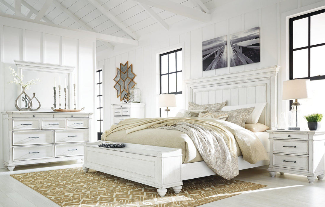 Kanwyn Dresser and Mirror - Furniture 4 Less (Jacksonville, NC)